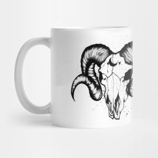 Goat Skull Mug